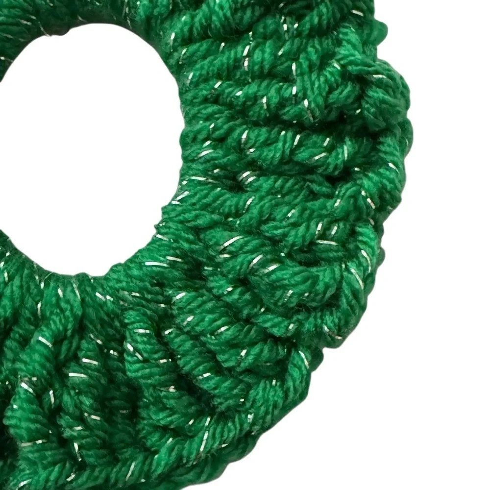 Luxurious Forest Green Hair Scrunchie